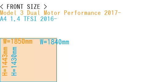 #Model 3 Dual Motor Performance 2017- + A4 1.4 TFSI 2016-
